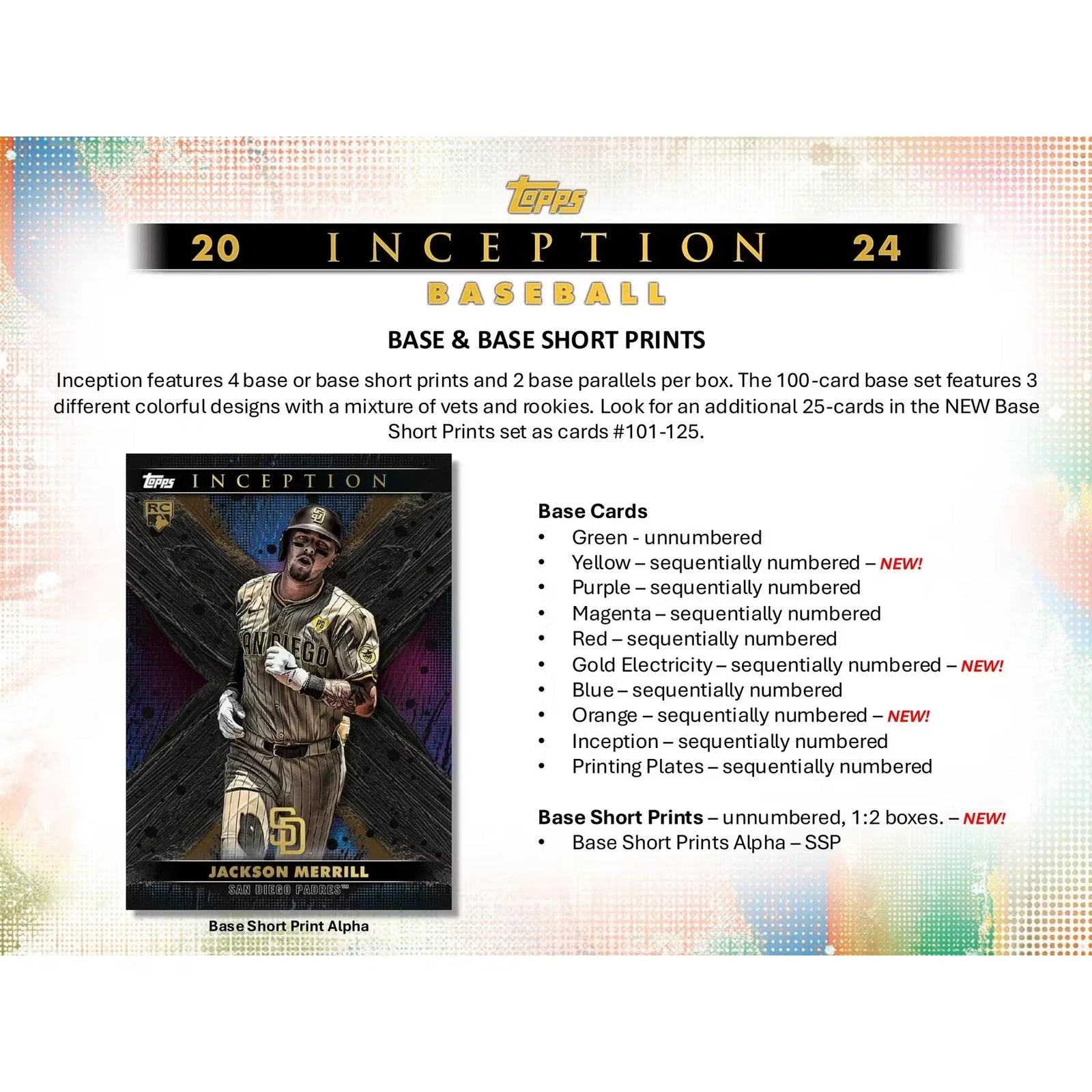 2024 Topps Inception Baseball Hobby Box
