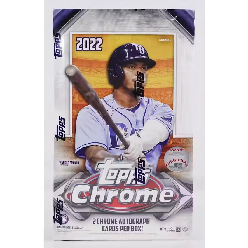 2022 Topps Chrome Baseball Hobby Box (Ships Sealed Only)