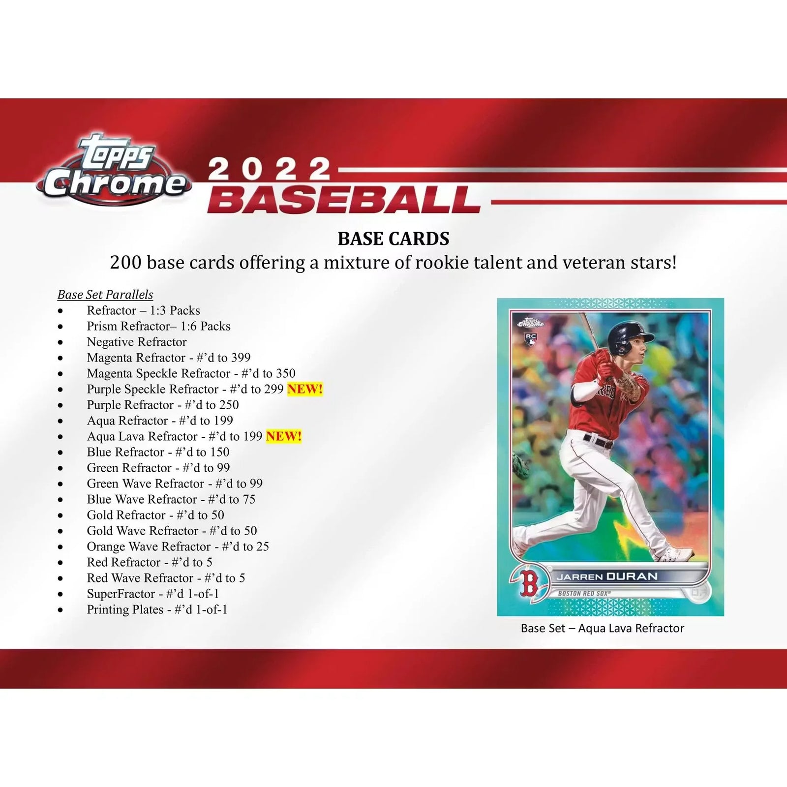 2022 Topps Chrome Baseball Hobby Jumbo 8 Box Case