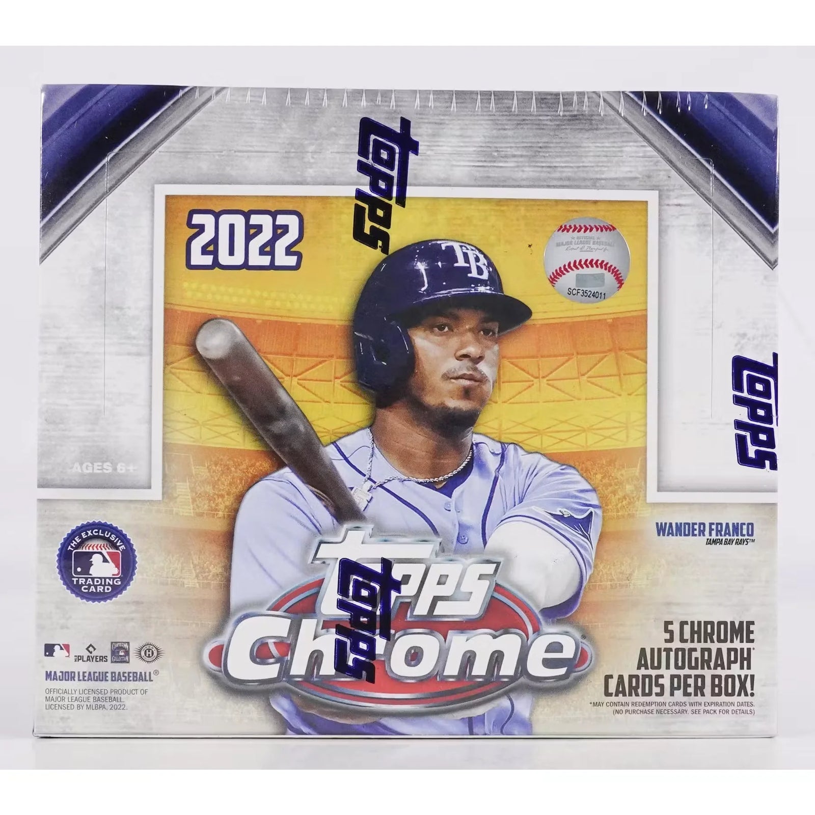 2022 Topps Chrome Baseball Hobby Jumbo Box