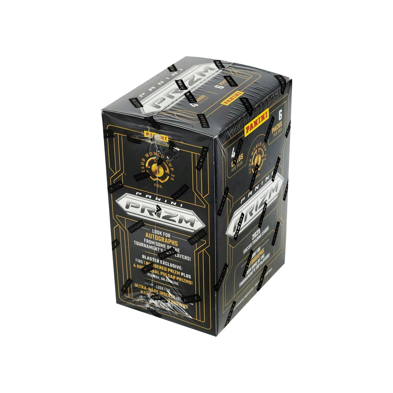 DRAFT - Just In 2025 Panini Prizm FIFA Club World Cup Soccer Blaster 20-Box Case