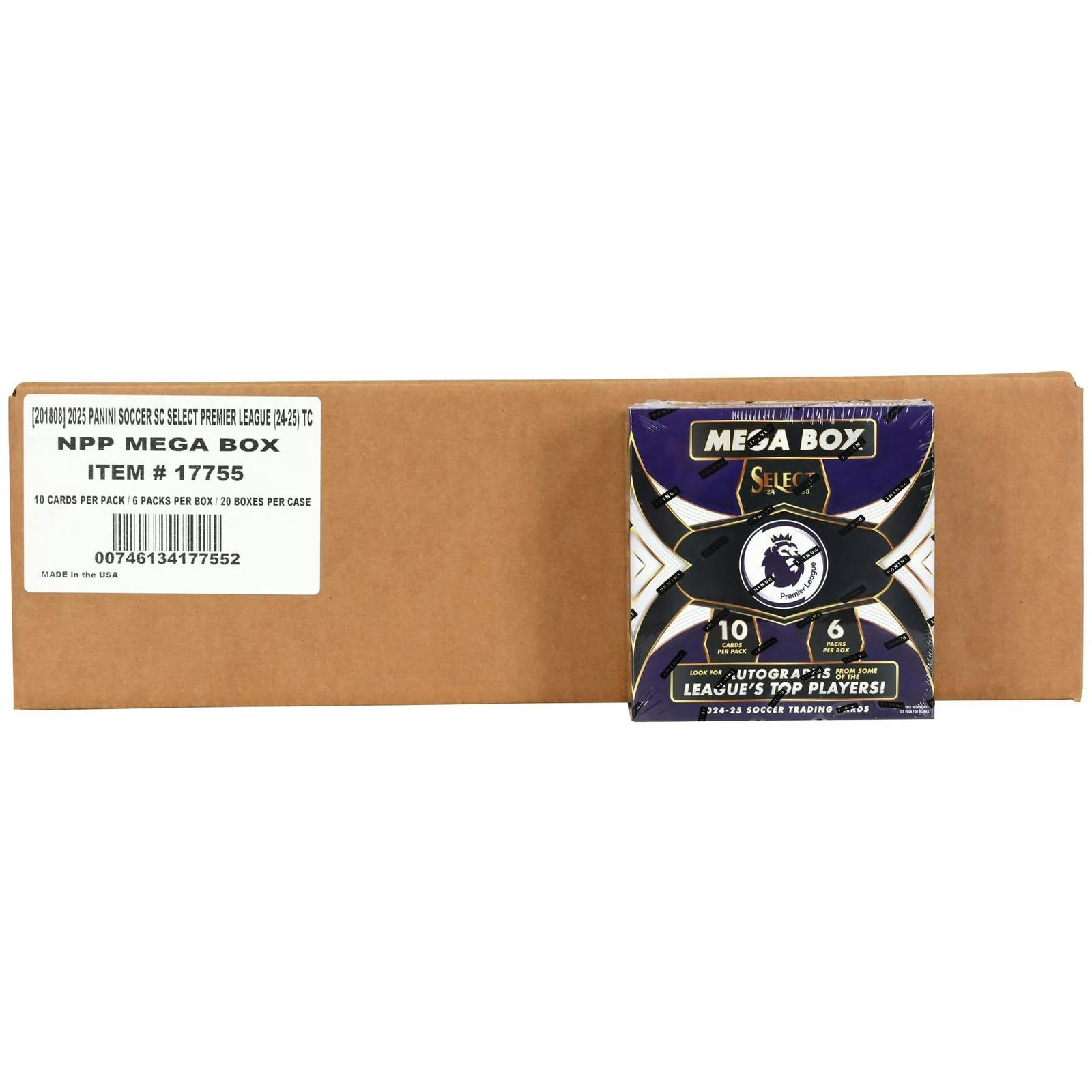 DRAFT - Just In 2024/25 Panini Select Premier League EPL Soccer Mega 20-Box Case