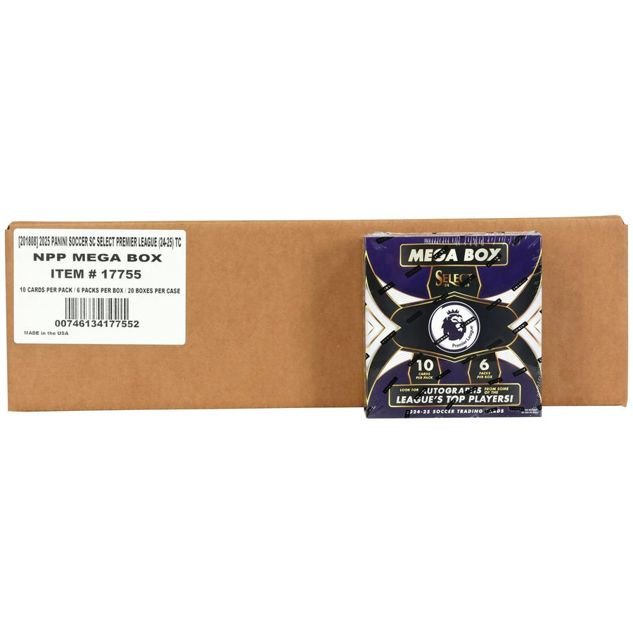 DRAFT - Just In 2024/25 Panini Select Premier League EPL Soccer Mega 20-Box Case
