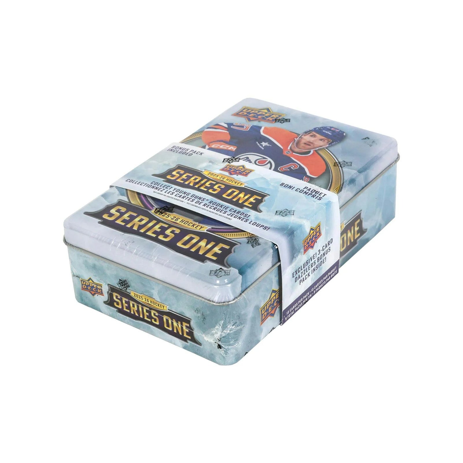 DRAFT - New 2025/26 Upper Deck Series 1 Hockey Tin (Box) Case (12 Ct.)