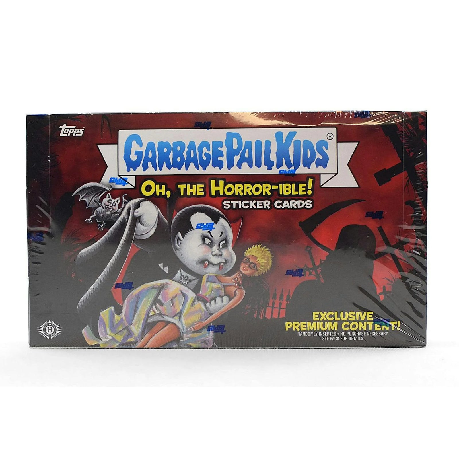 DRAFT - 2018 Topps Garbage Pail Kids Series 2 Oh, The Horror-ible Hobby Collector Edition Box