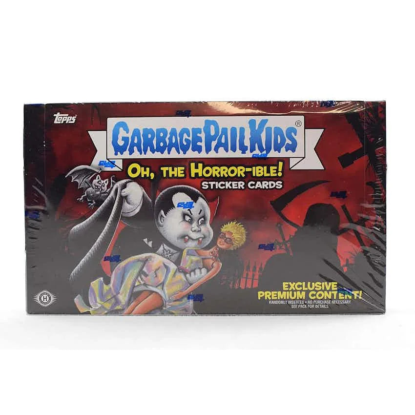 DRAFT - 2018 Topps Garbage Pail Kids Series 2 Oh, The Horror-ible Hobby Collector Edition Box