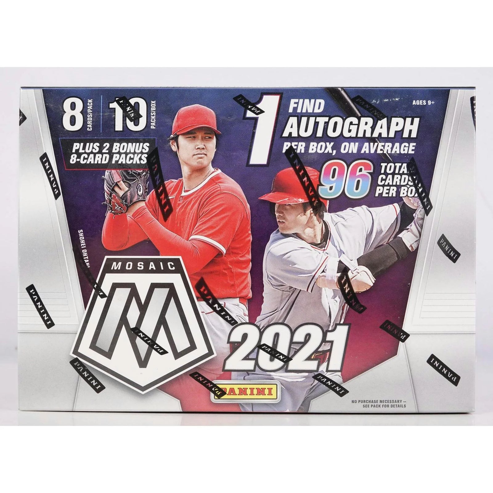DRAFT - Just In 2021 Panini Mosaic Baseball 96-Card Mega Box (Reactive Yellow Parallels!)