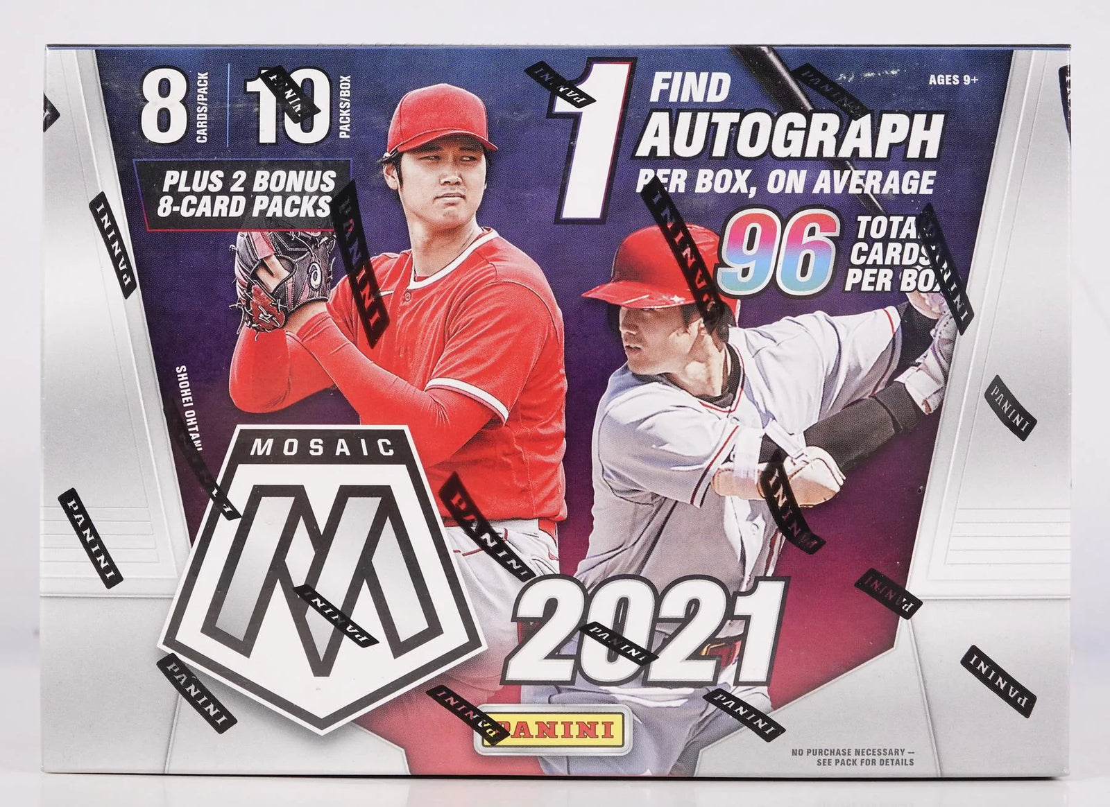 DRAFT - Just In 2021 Panini Mosaic Baseball 96-Card Mega Box (Reactive Yellow Parallels!)