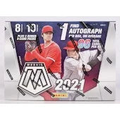 DRAFT - Just In 2021 Panini Mosaic Baseball 96-Card Mega Box (Reactive Yellow Parallels!)