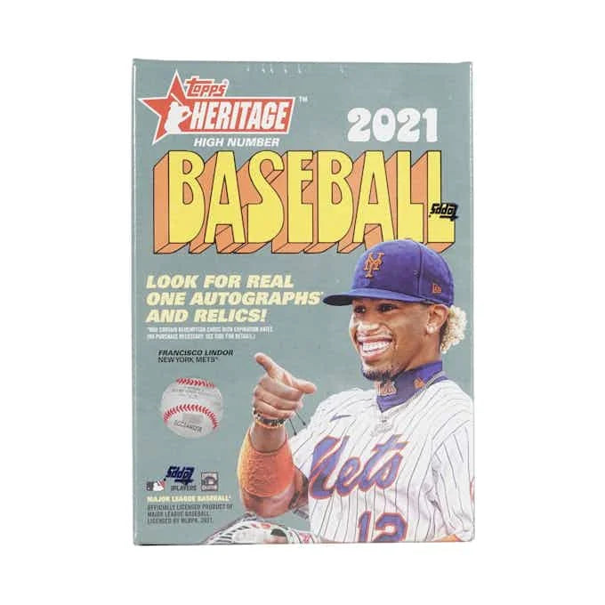 DRAFT - Just In 2021 Topps Heritage High Number Baseball Blaster Box