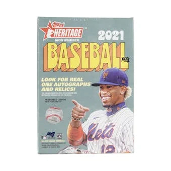 DRAFT - Just In 2021 Topps Heritage High Number Baseball Blaster Box