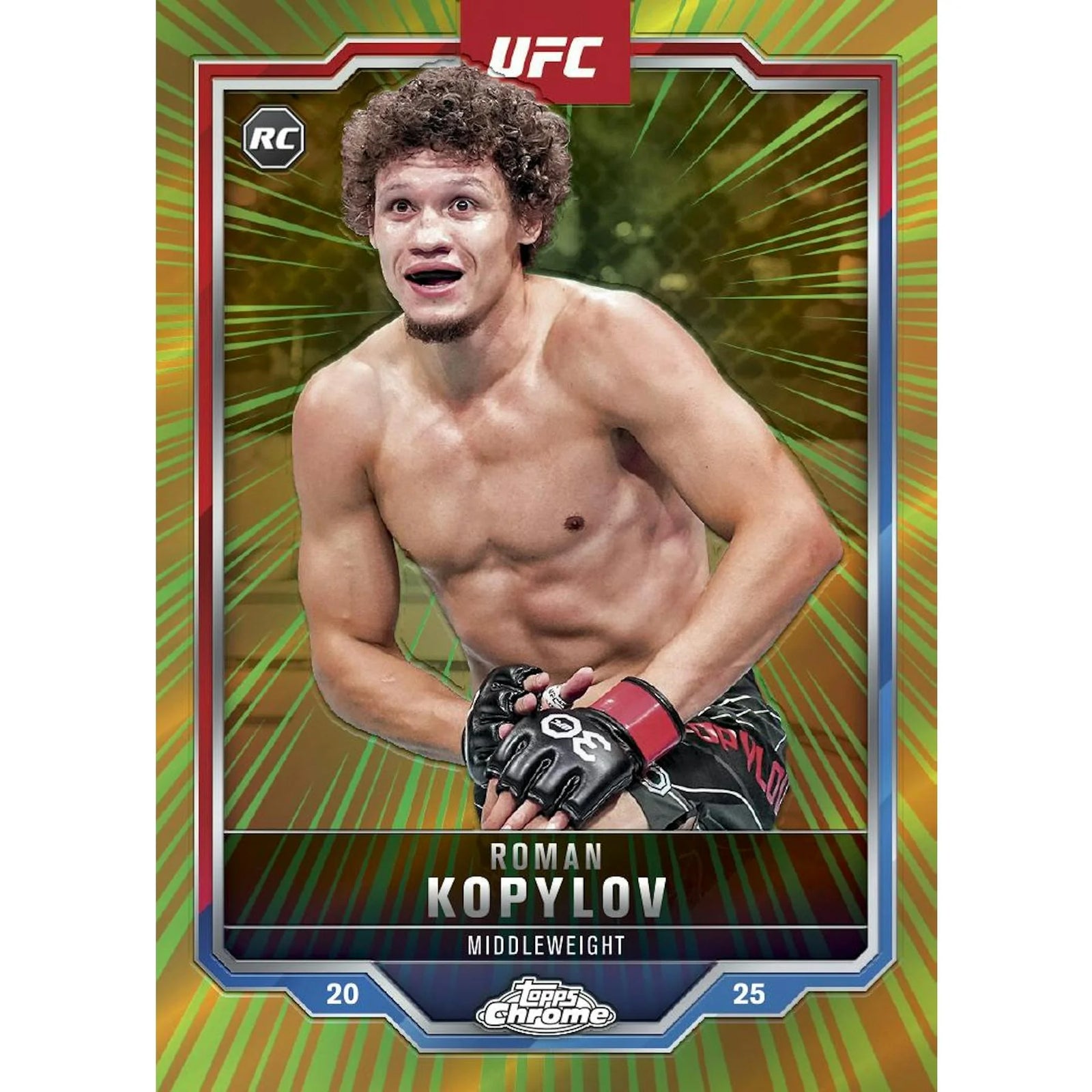 DRAFT - 2025 Topps Chrome UFC Hobby 12-Box Case | SKU BV7716V4AU