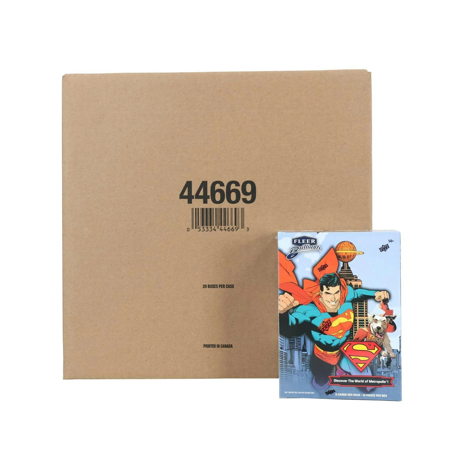 DRAFT - 2025 Upper Deck Fleer Brilliants Superman Mega 20-Box Case