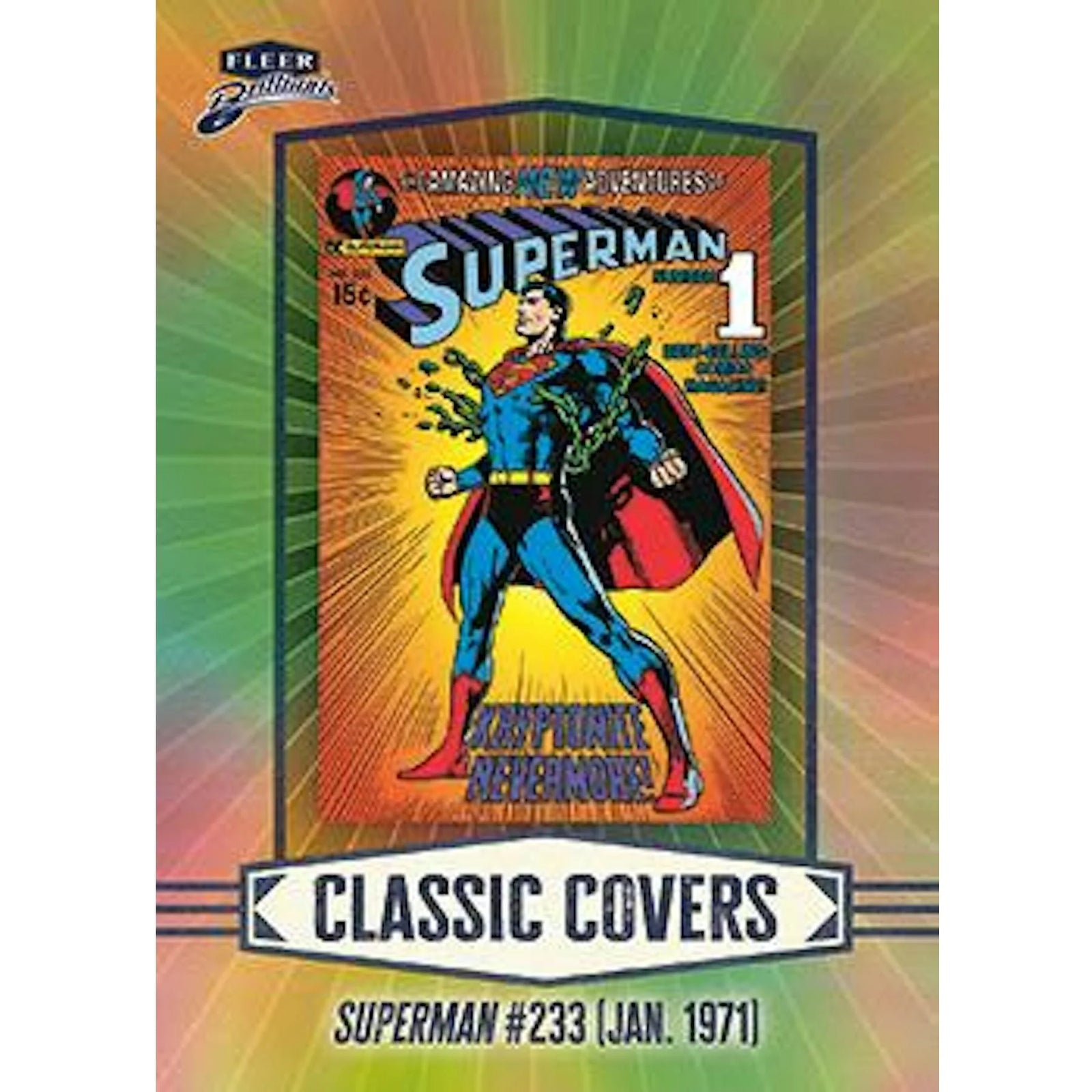 DRAFT - 2025 Upper Deck Fleer Brilliants Superman Mega 20-Box Case