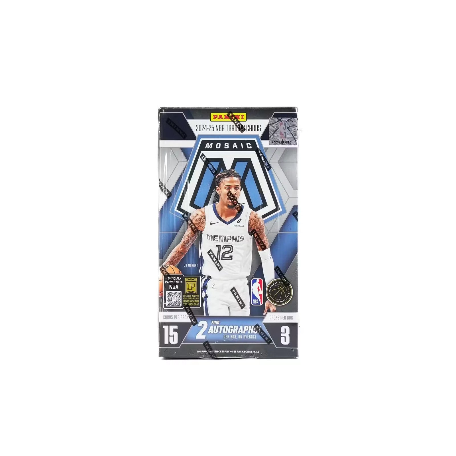 2024-25 Panini Mosaic Basketball Hobby 12-Box Case (Ships Sealed Only) - D