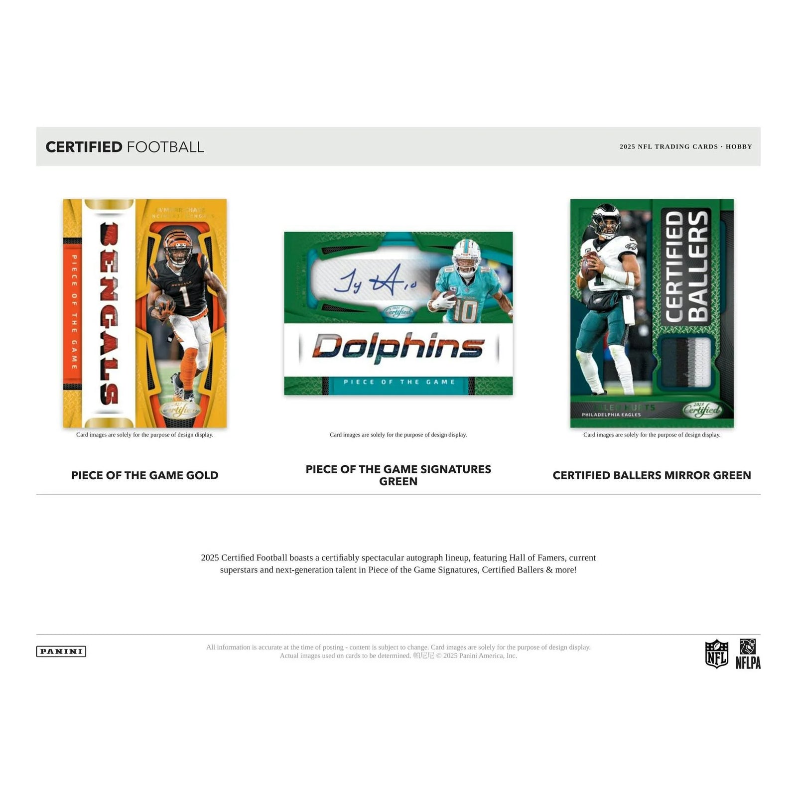 DRAFT - 2025 Panini Certified Football Hobby Box