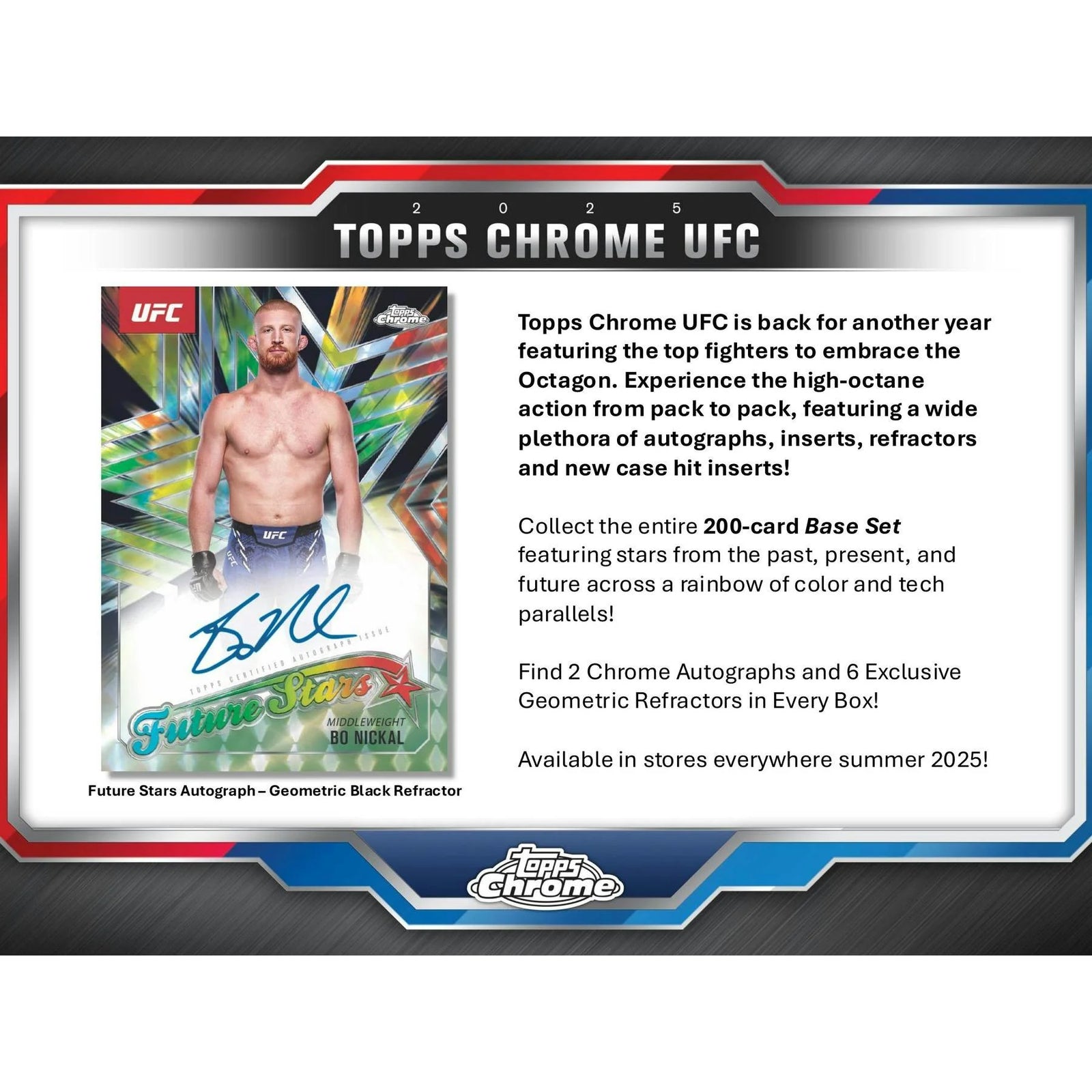 DRAFT - 2025 Topps Chrome UFC Delight Box