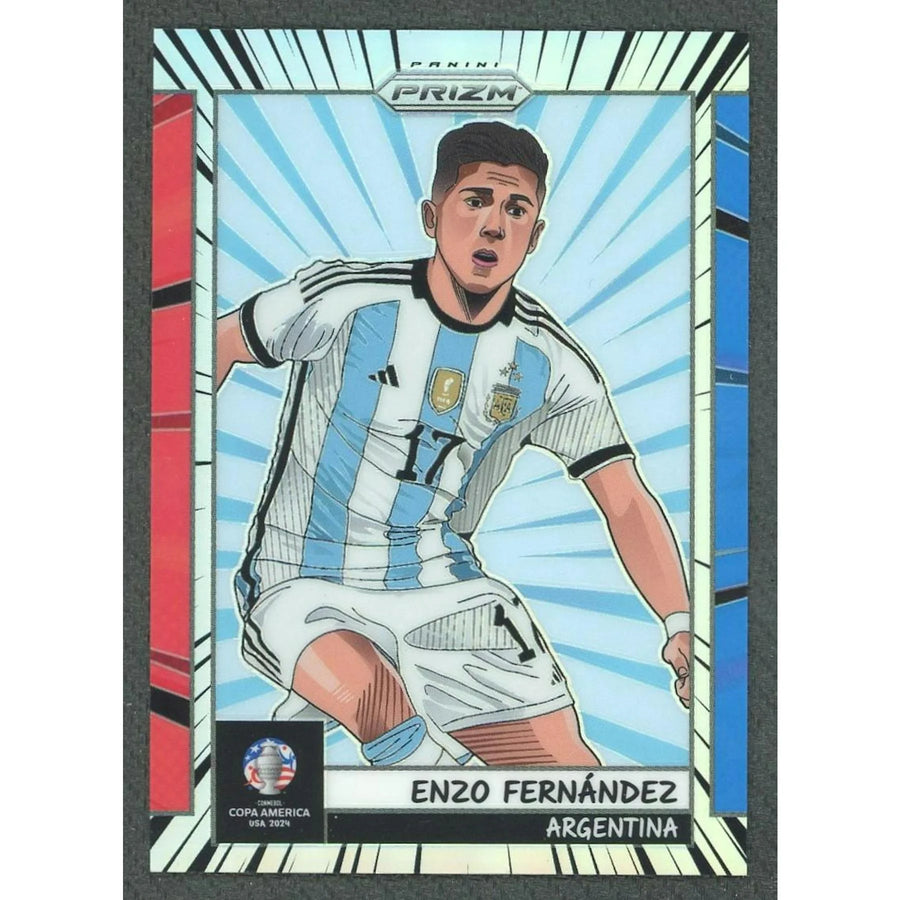 Enzo Fernandez 2024 Panini Prizm Copa America Manga #4