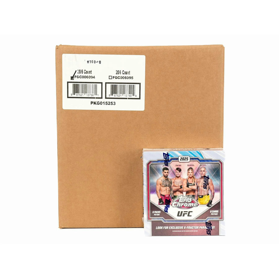 DRAFT - 2025 Topps Chrome UFC Mega 20-Box Case | 20 Boxes