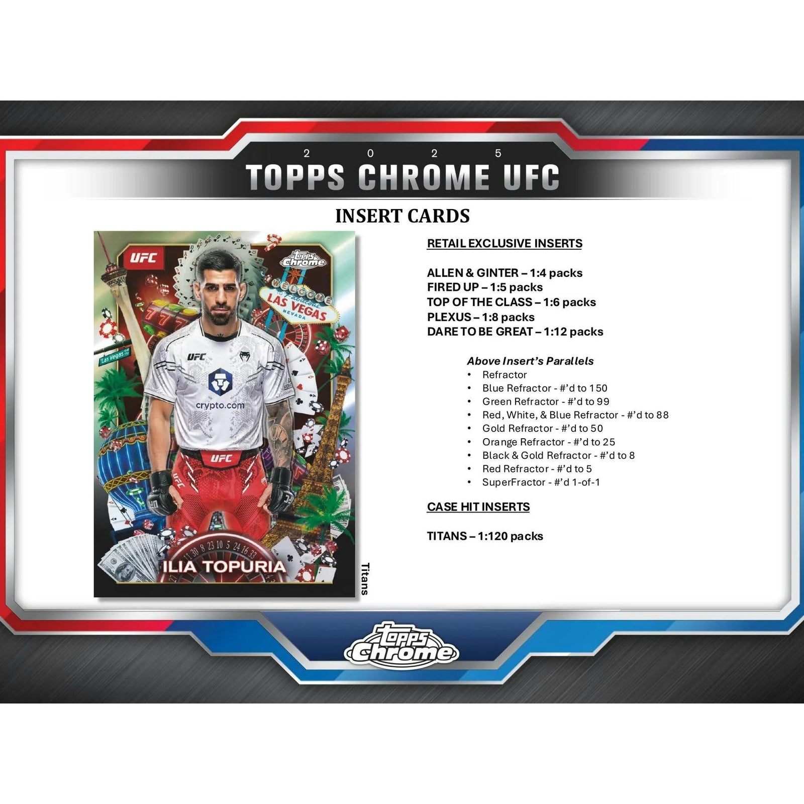 DRAFT - 2025 Topps Chrome UFC Mega Box | dacardworld:BV7B0UBRJJ