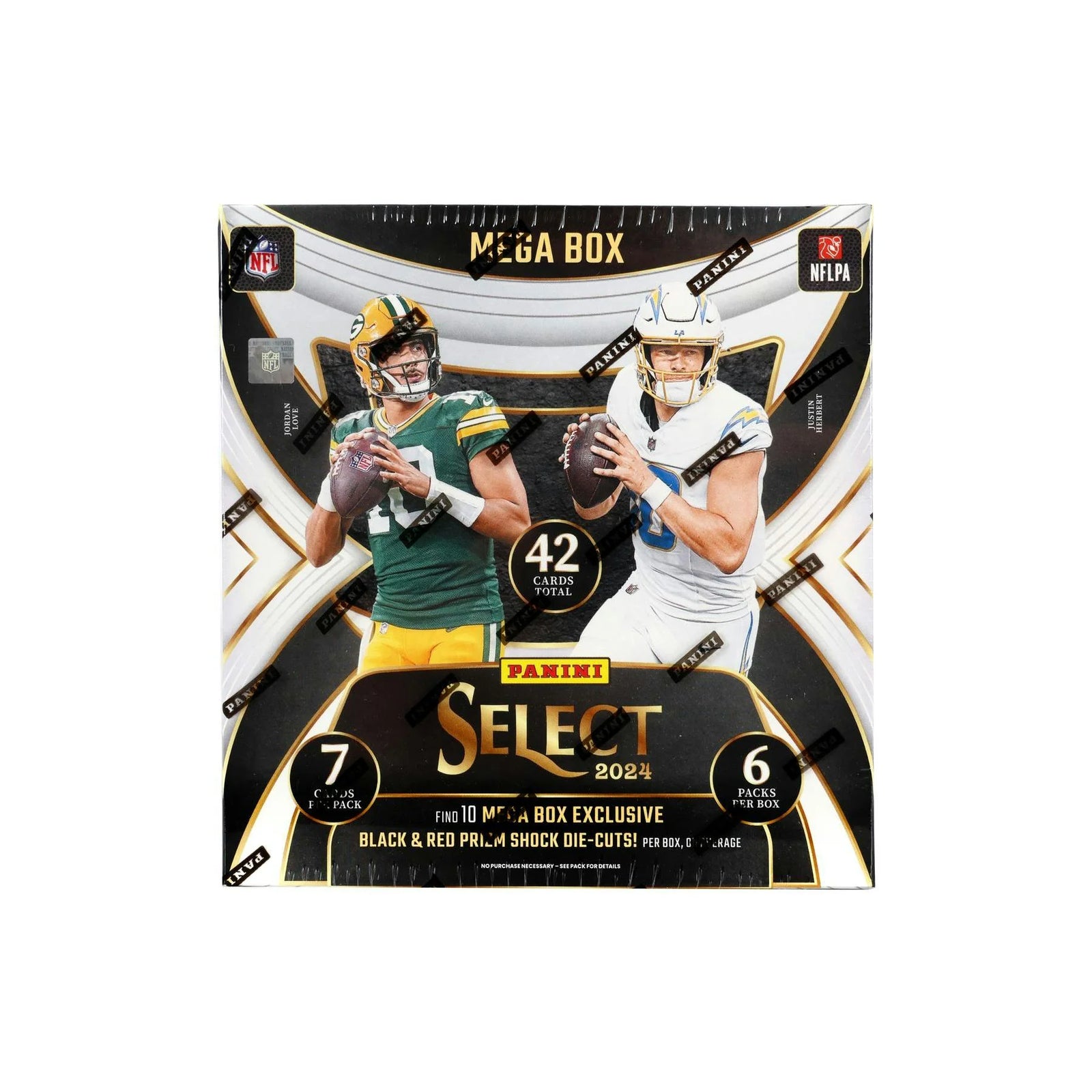 DRAFT - 2024 Panini Select Football Mega Box (Black & Red Prizms!)