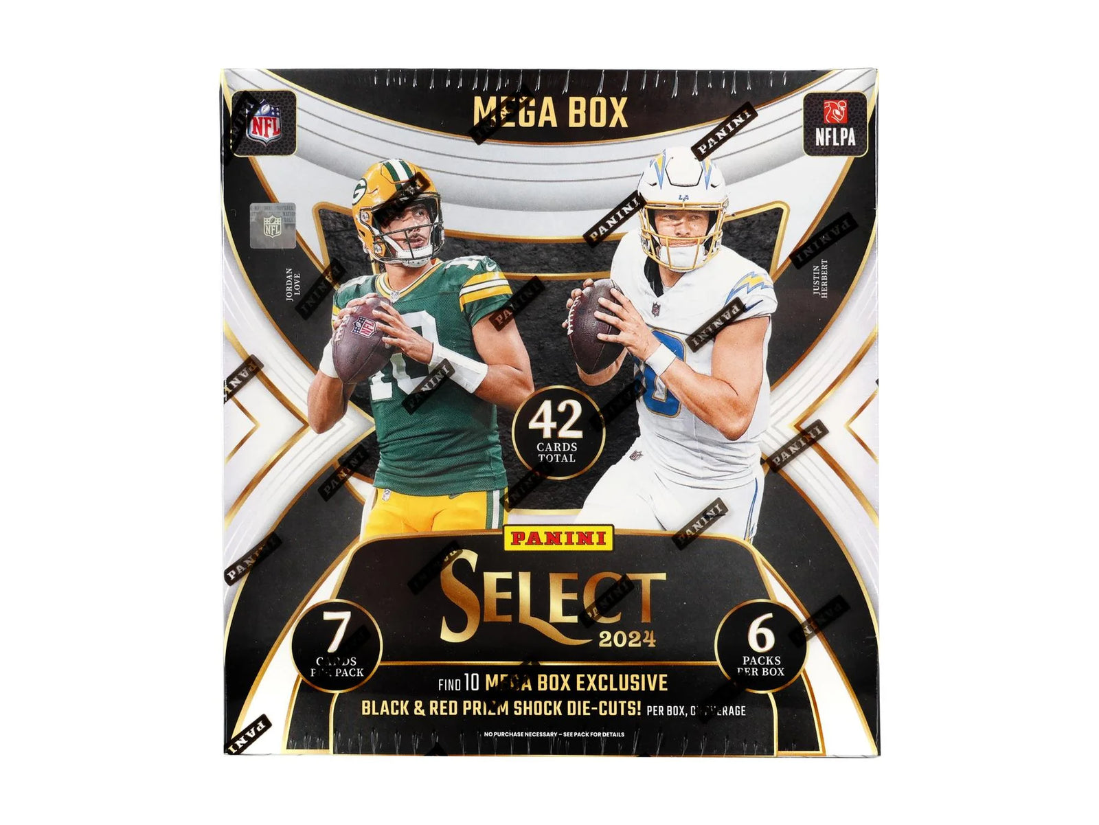 DRAFT - 2024 Panini Select Football Mega Box (Black & Red Prizms!)