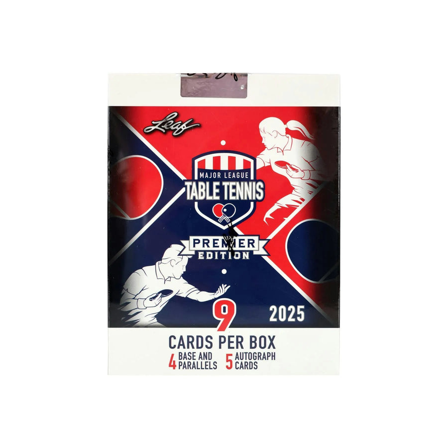 DRAFT - 2025 Leaf MLTT Major League Table Tennis Premier Edition Hobby Box | SKU BV7E0VB0VE
