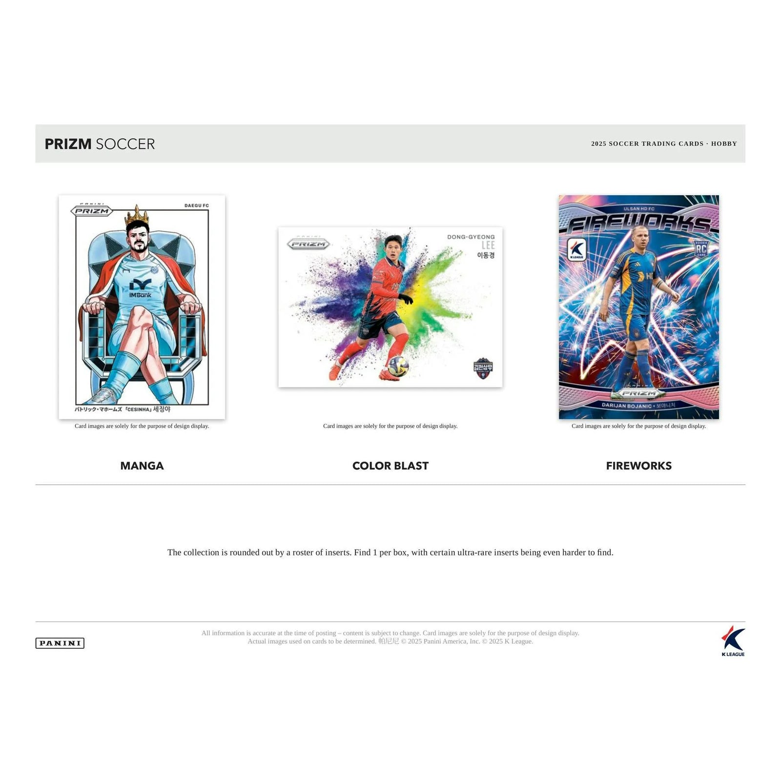 DRAFT - 2025 Panini Prizm K League Soccer Hobby Box