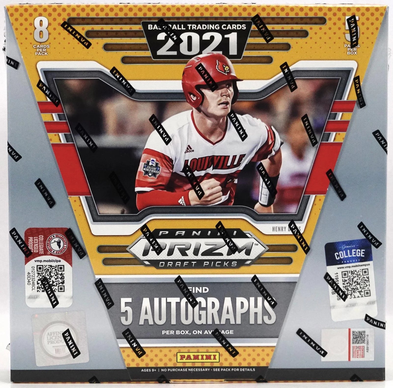 DRAFT - Just In 2021 Panini Prizm Draft Picks Baseball Hobby Box