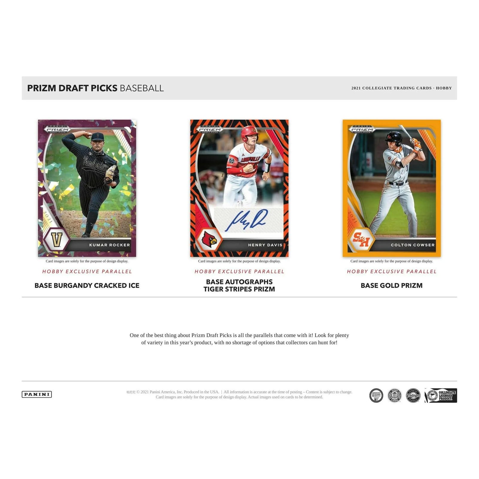 DRAFT - Just In 2021 Panini Prizm Draft Picks Baseball Hobby Box