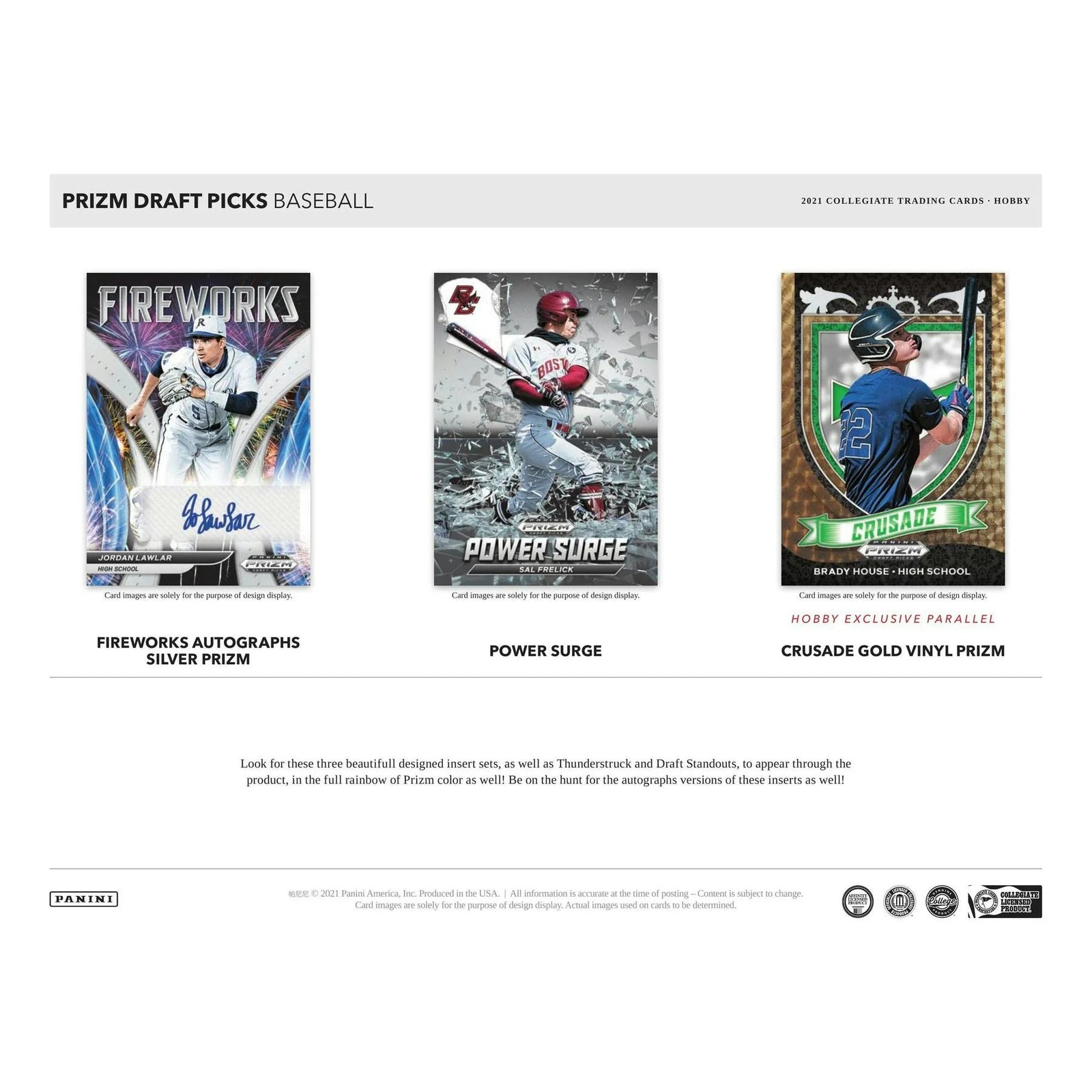 DRAFT - Just In 2021 Panini Prizm Draft Picks Baseball Hobby Box