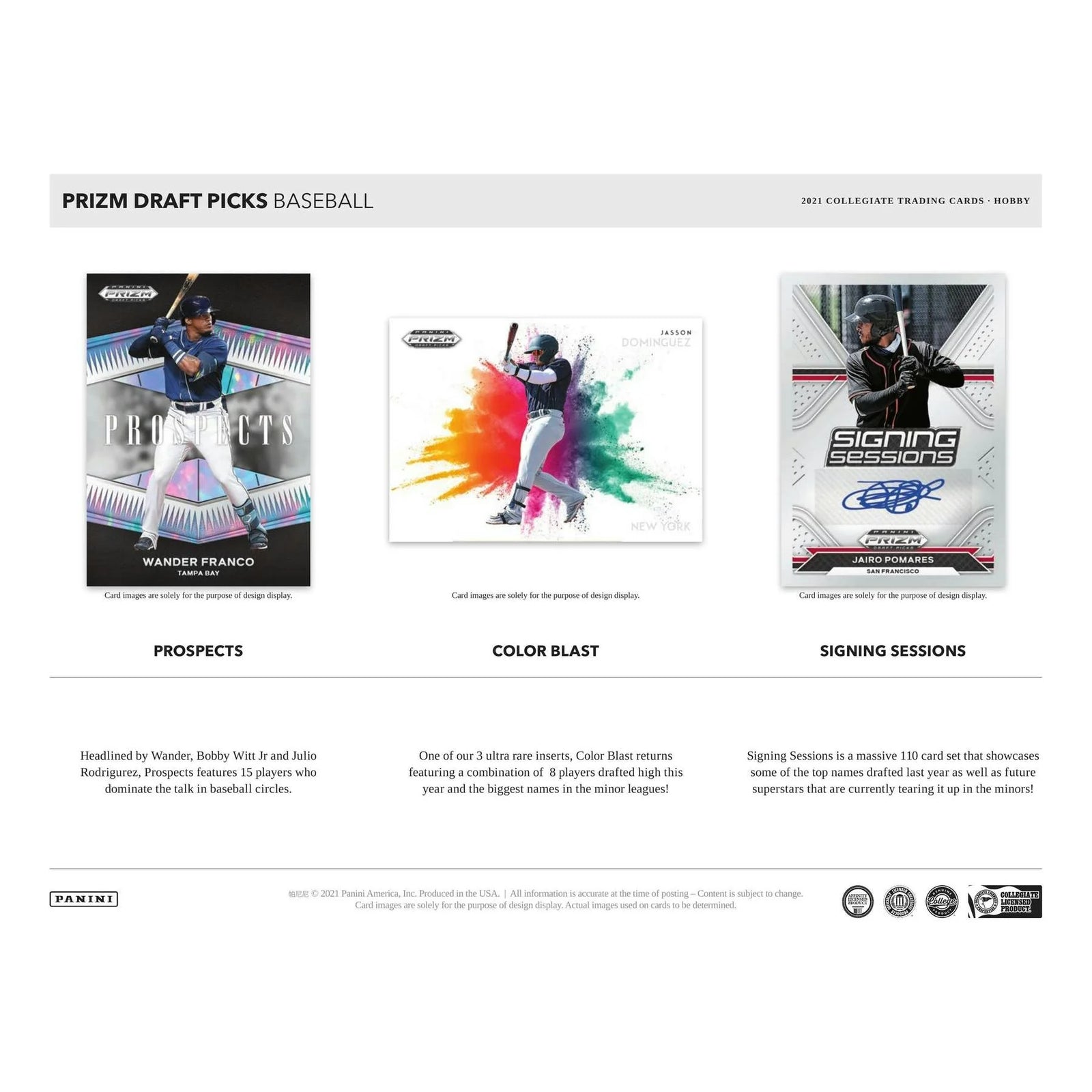 DRAFT - Just In 2021 Panini Prizm Draft Picks Baseball Hobby Box