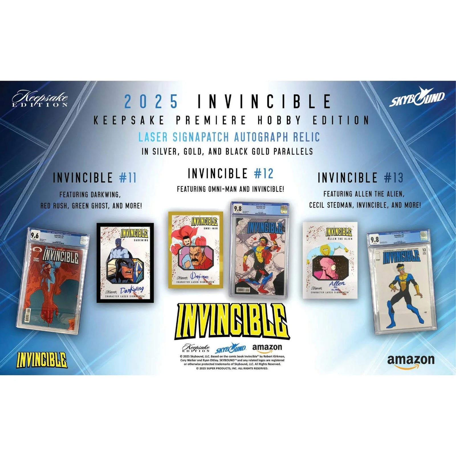 DRAFT - 2025 Keepsake Invincible Premiere Edition Hobby 10-Box Case