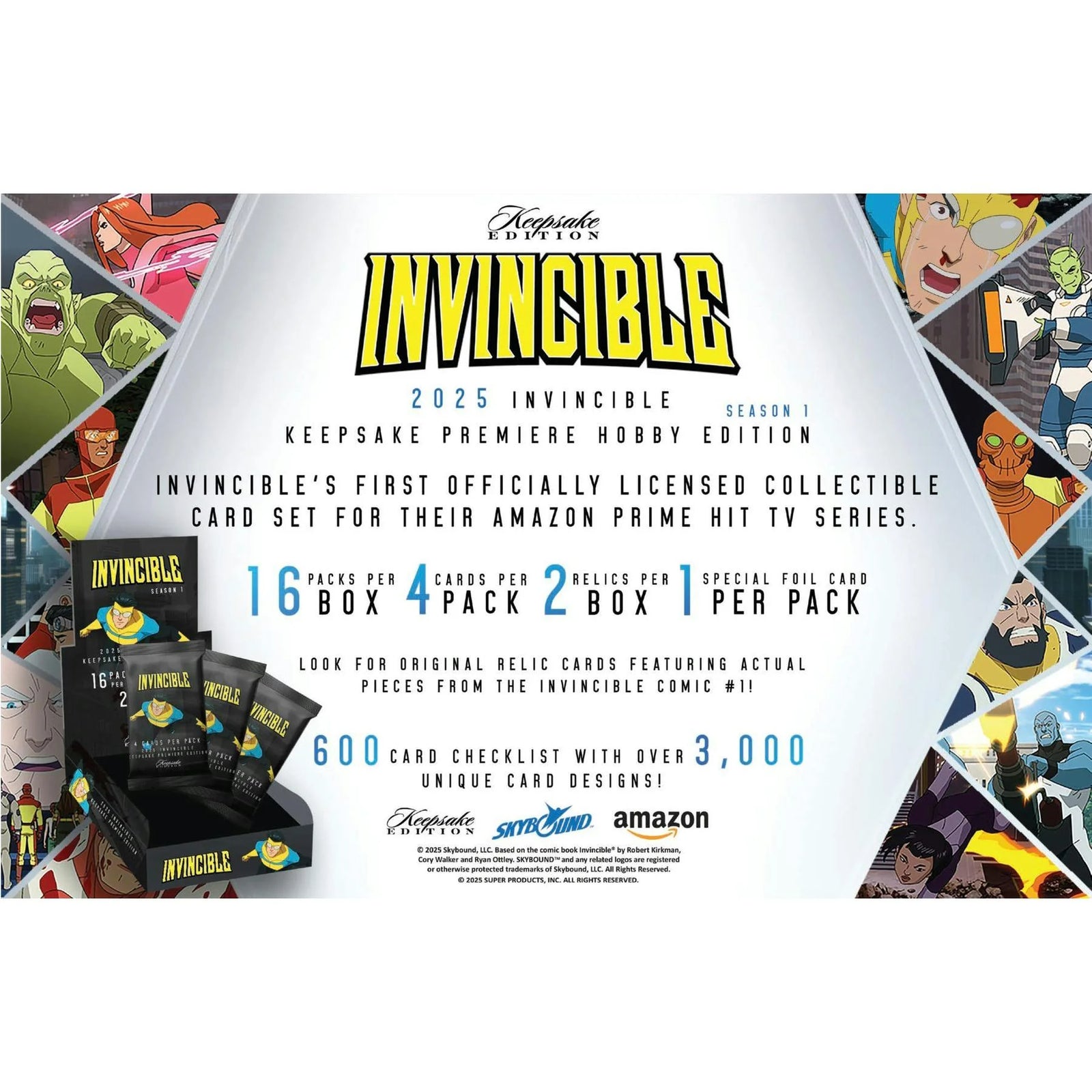DRAFT - 2025 Keepsake Invincible Premiere Edition Hobby 10-Box Case