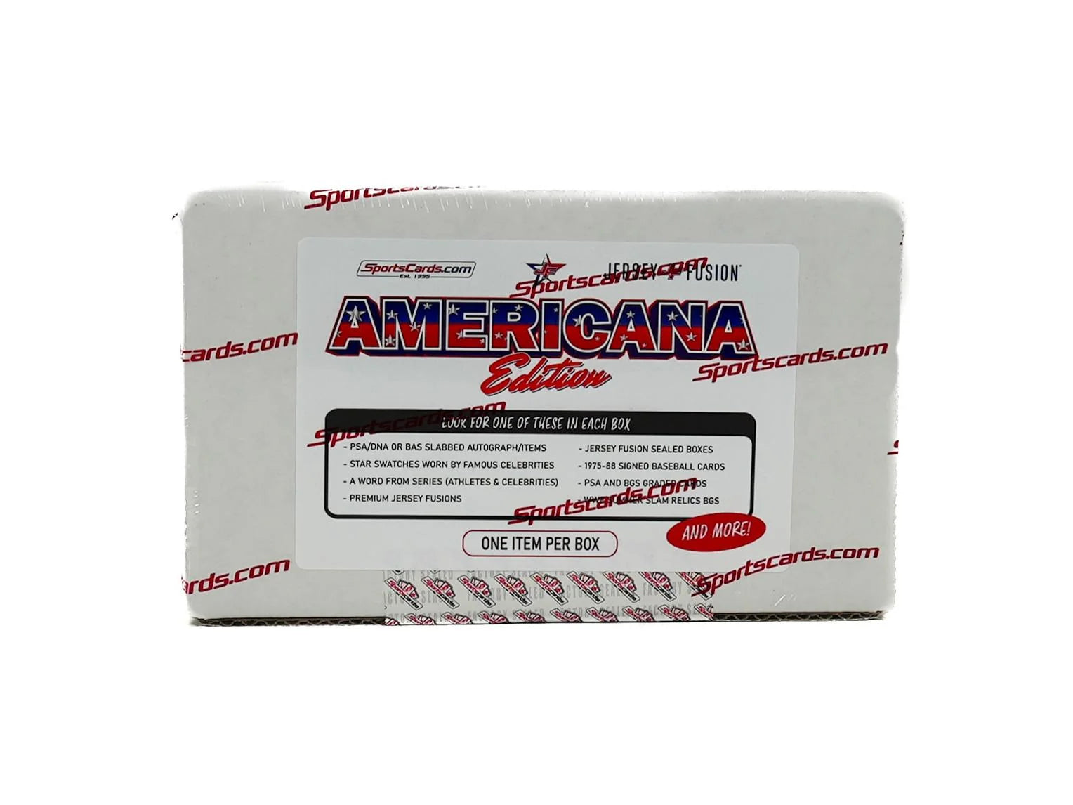 DRAFT - 2025 Jersey Fusion Americana Edition Hobby Box | New Release