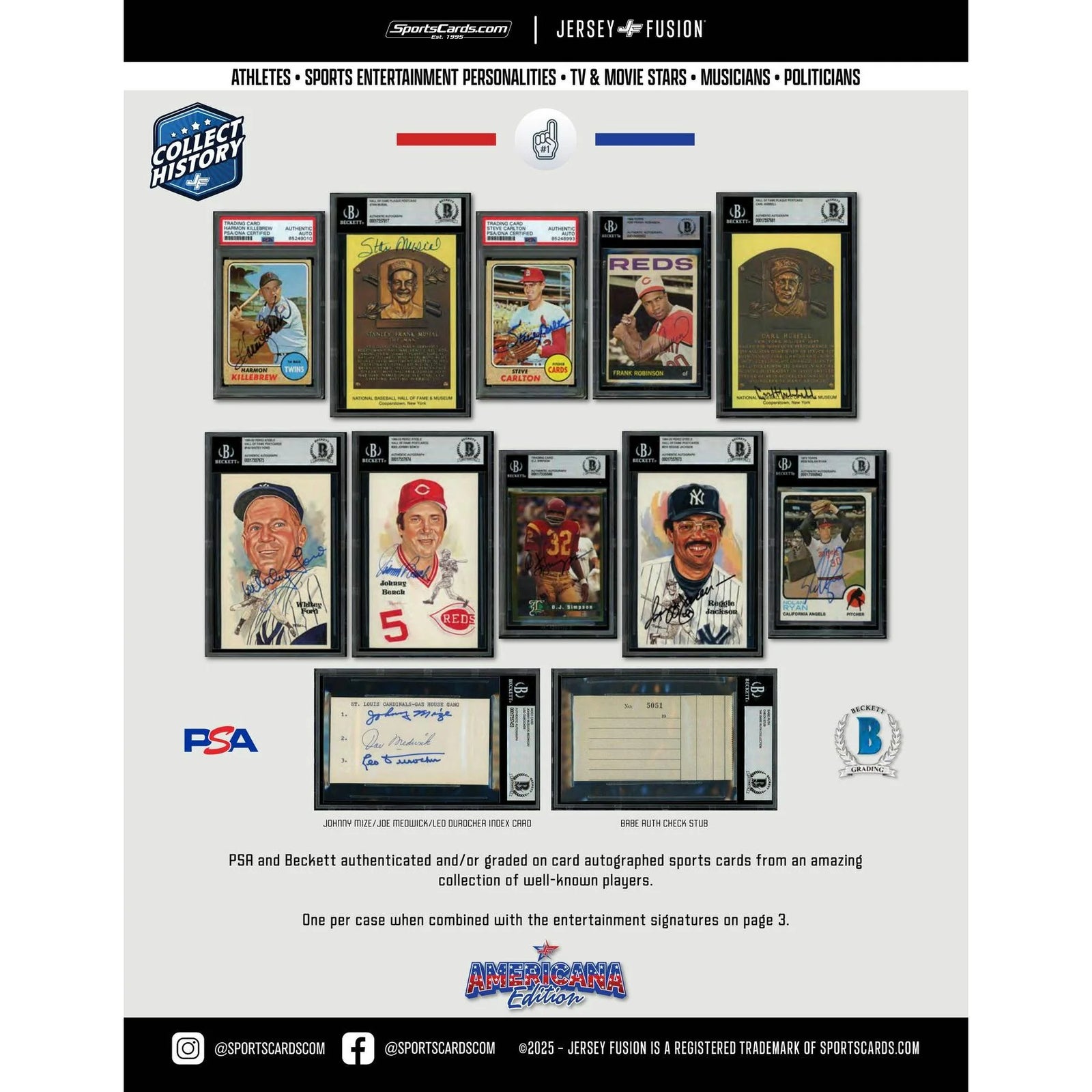 DRAFT - 2025 Jersey Fusion Americana Edition Hobby Box | New Release