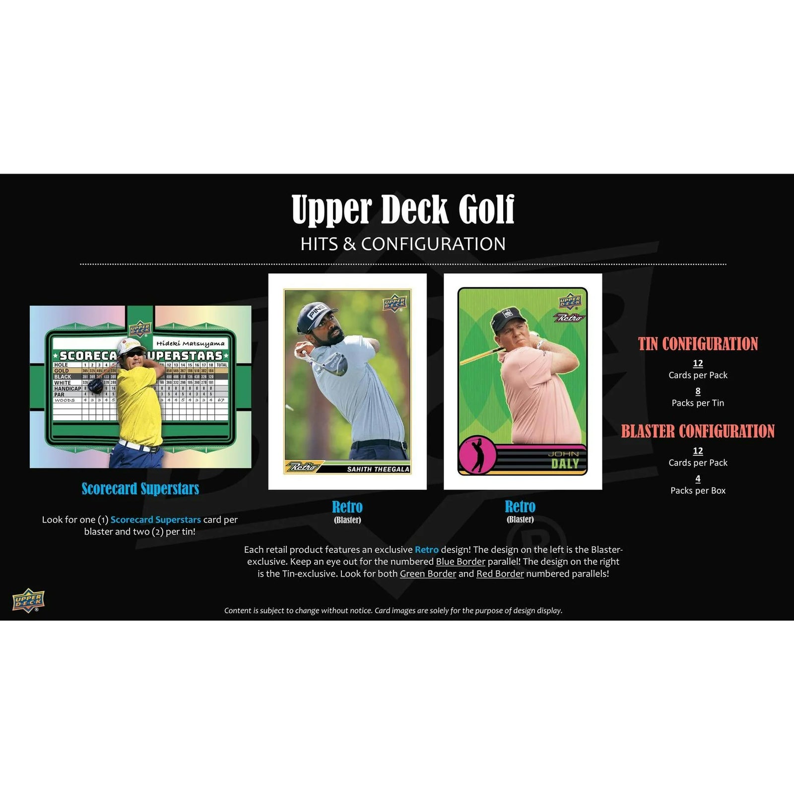 DRAFT - 2026 Upper Deck Golf Tin | Factory Sealed Box