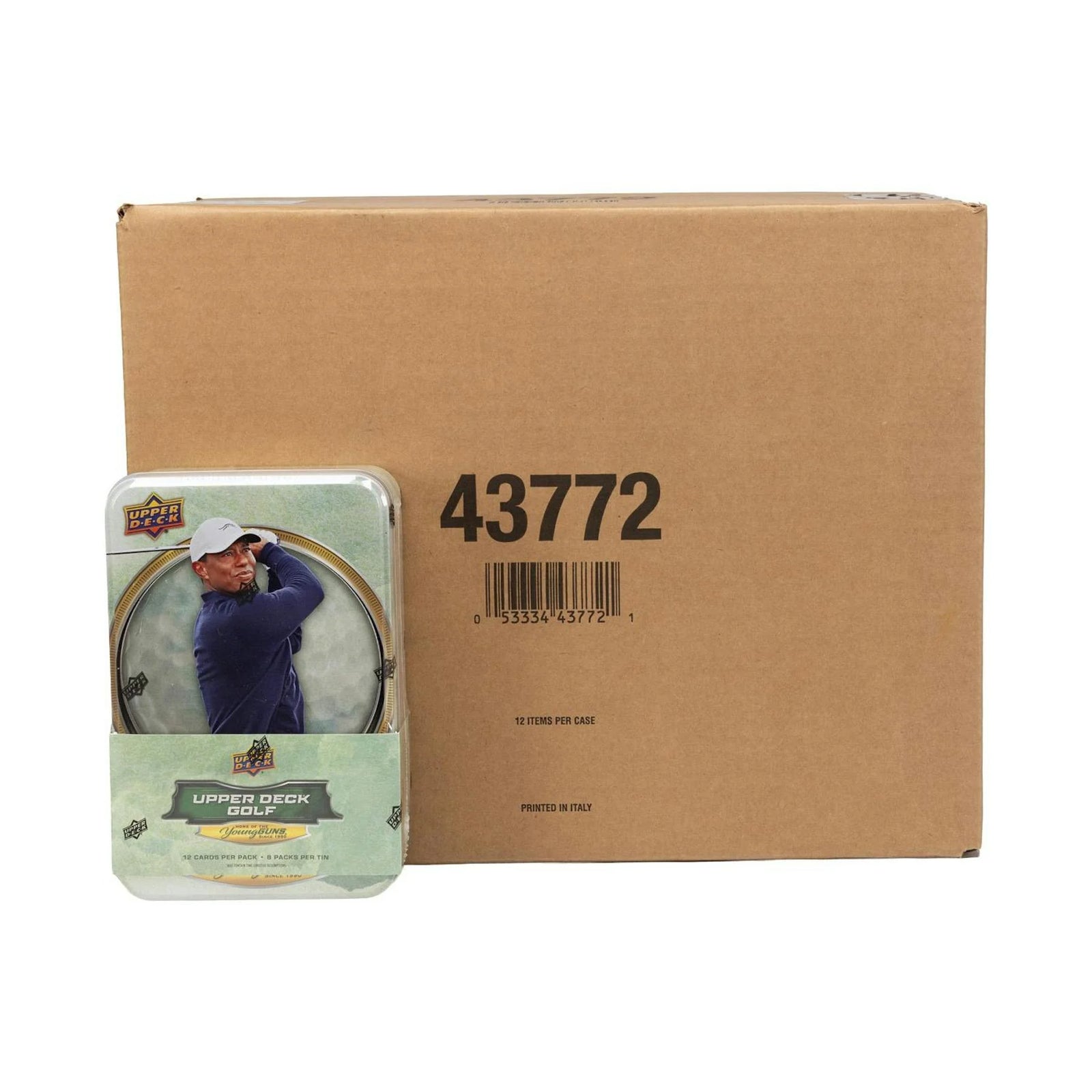 DRAFT - New 2026 Upper Deck Golf Tin (Box) Case (12 Ct.)