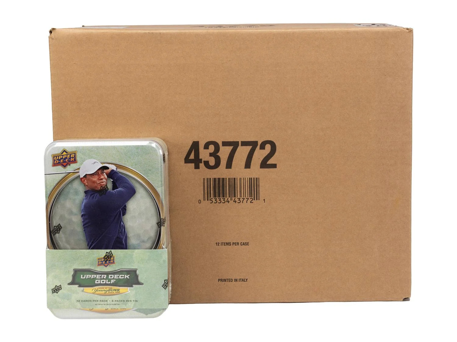 DRAFT - New 2026 Upper Deck Golf Tin (Box) Case (12 Ct.)