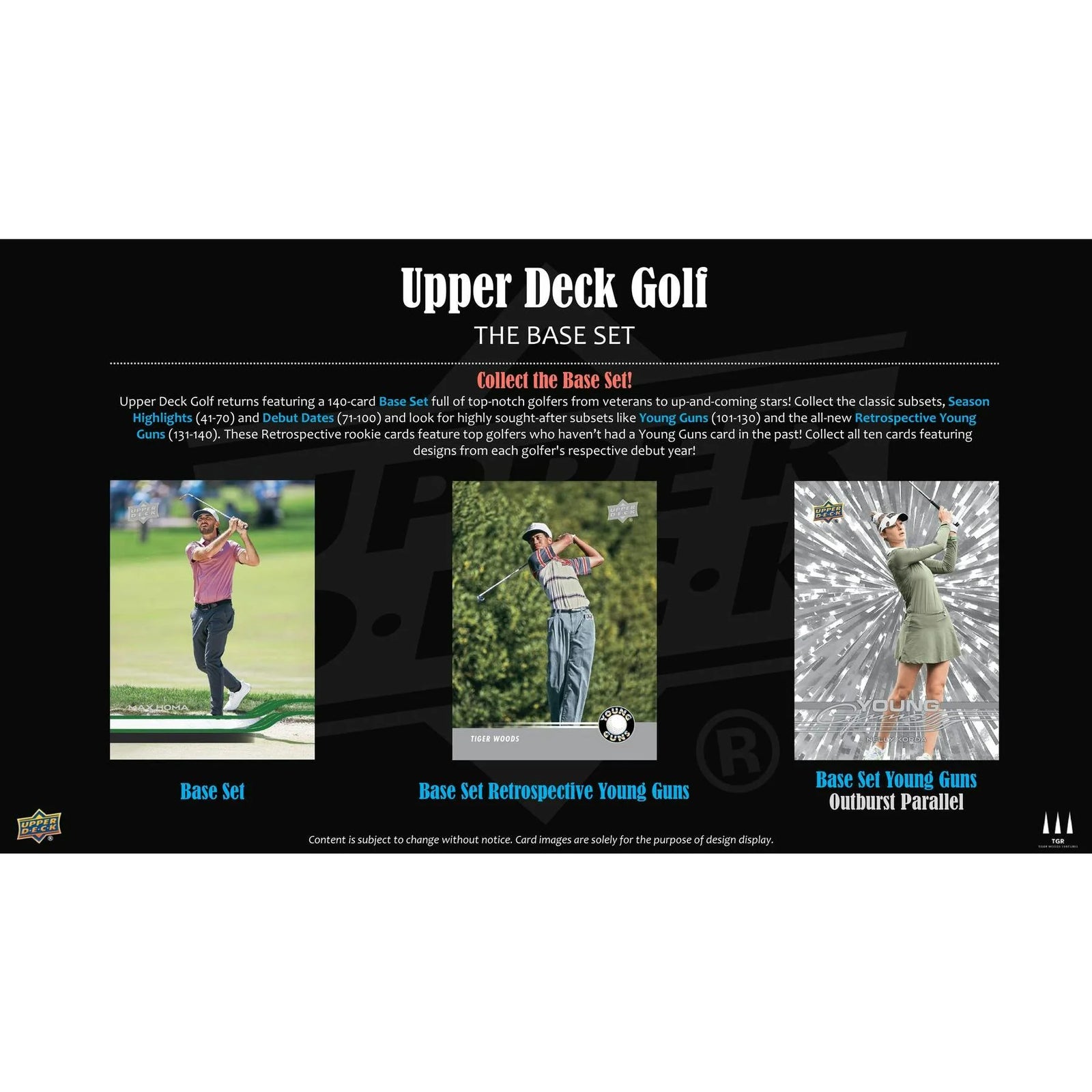 DRAFT - New 2026 Upper Deck Golf Tin (Box) Case (12 Ct.)
