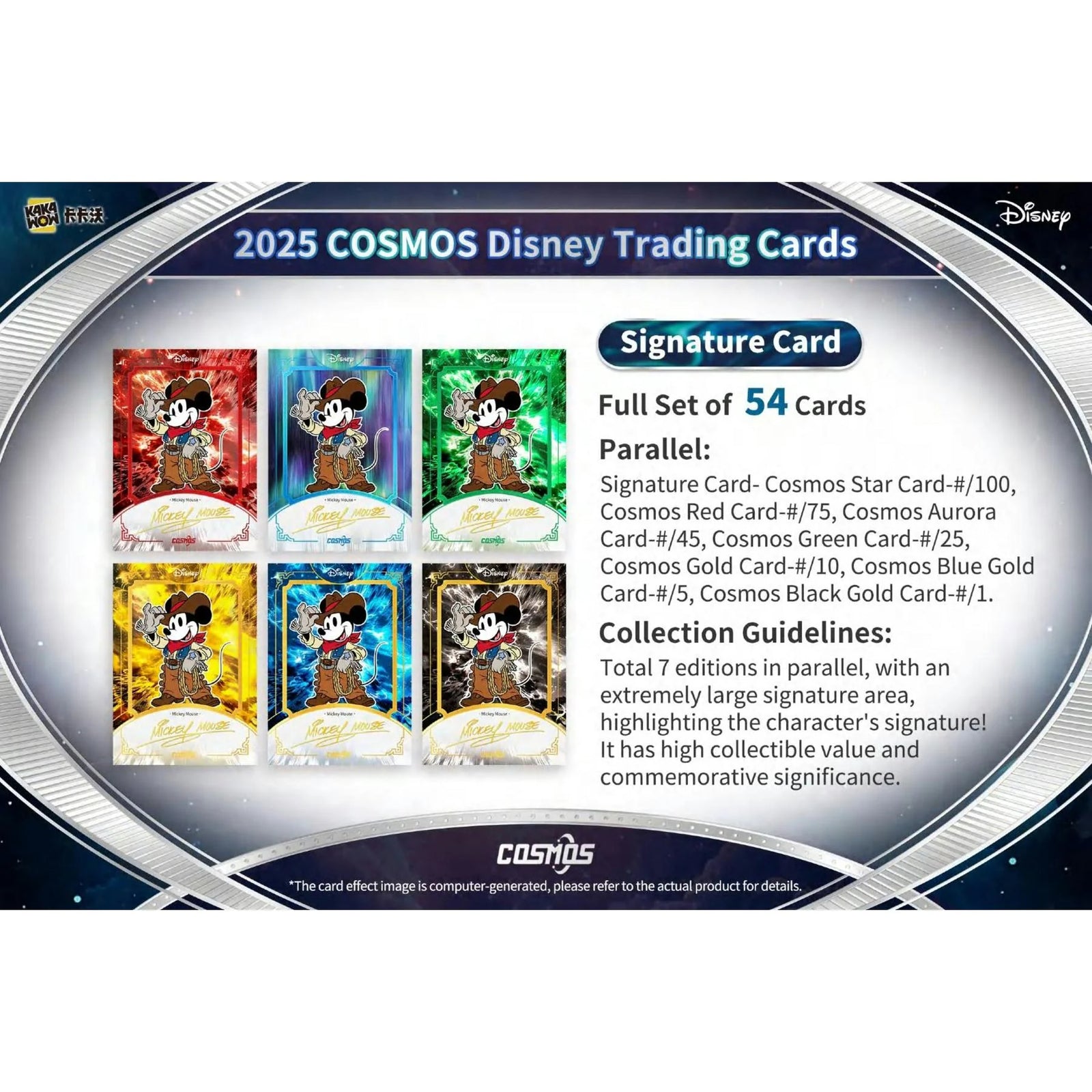 DRAFT - 2025 Kakawow Disney Cosmos Hobby 10-Box Case | Sealed