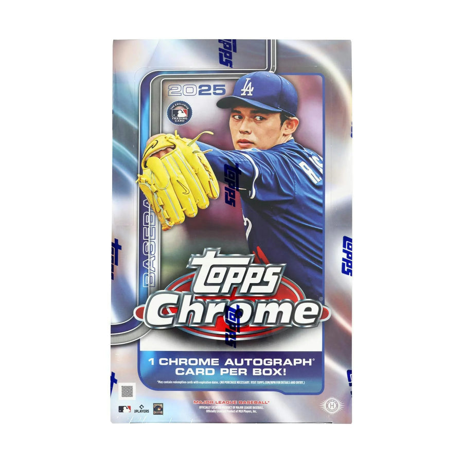 DRAFT - 2025 Topps Chrome Baseball Hobby Box $259.95 Add to Cart