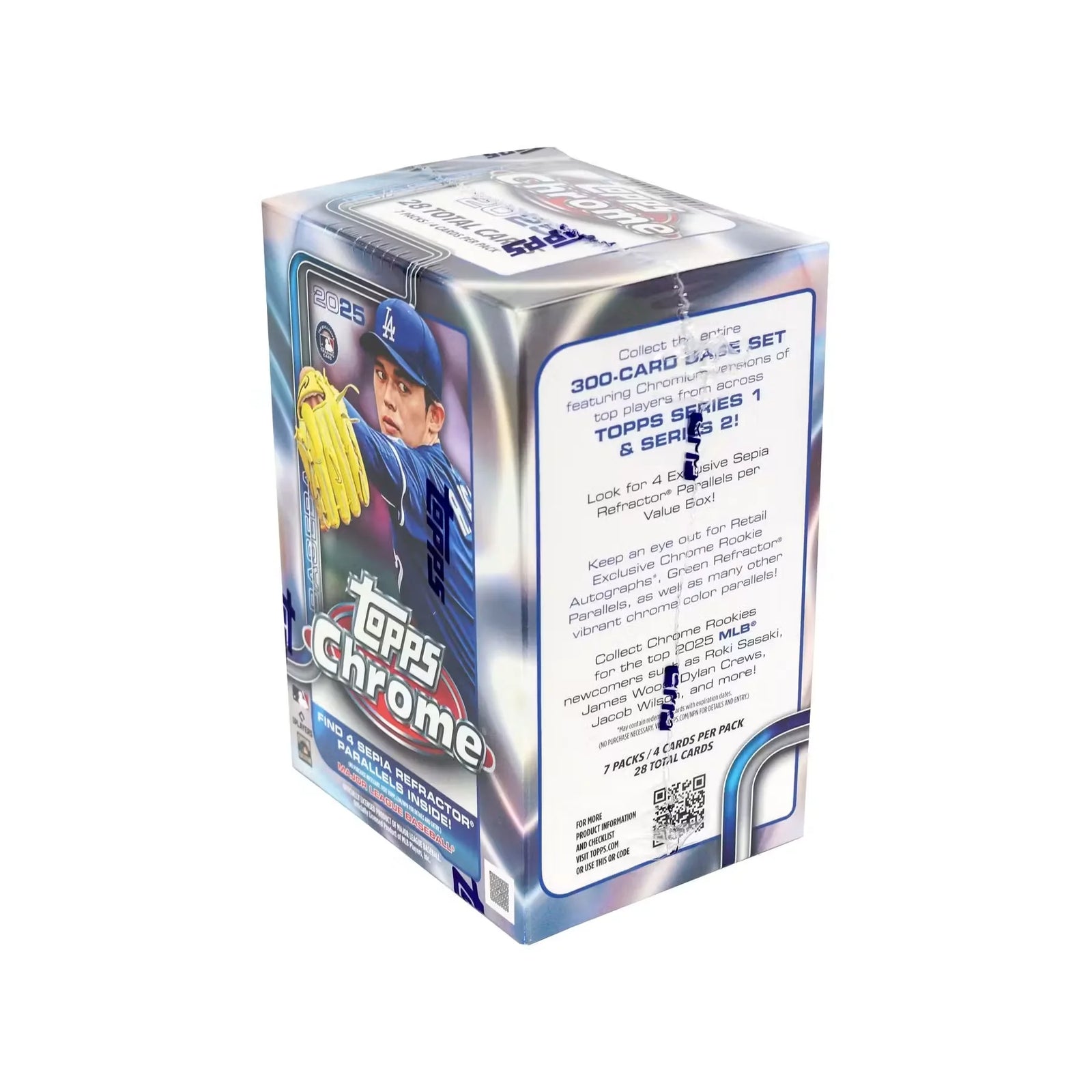 2025 Topps Chrome Baseball Blaster 40-Box Case (Ships Sealed Only)