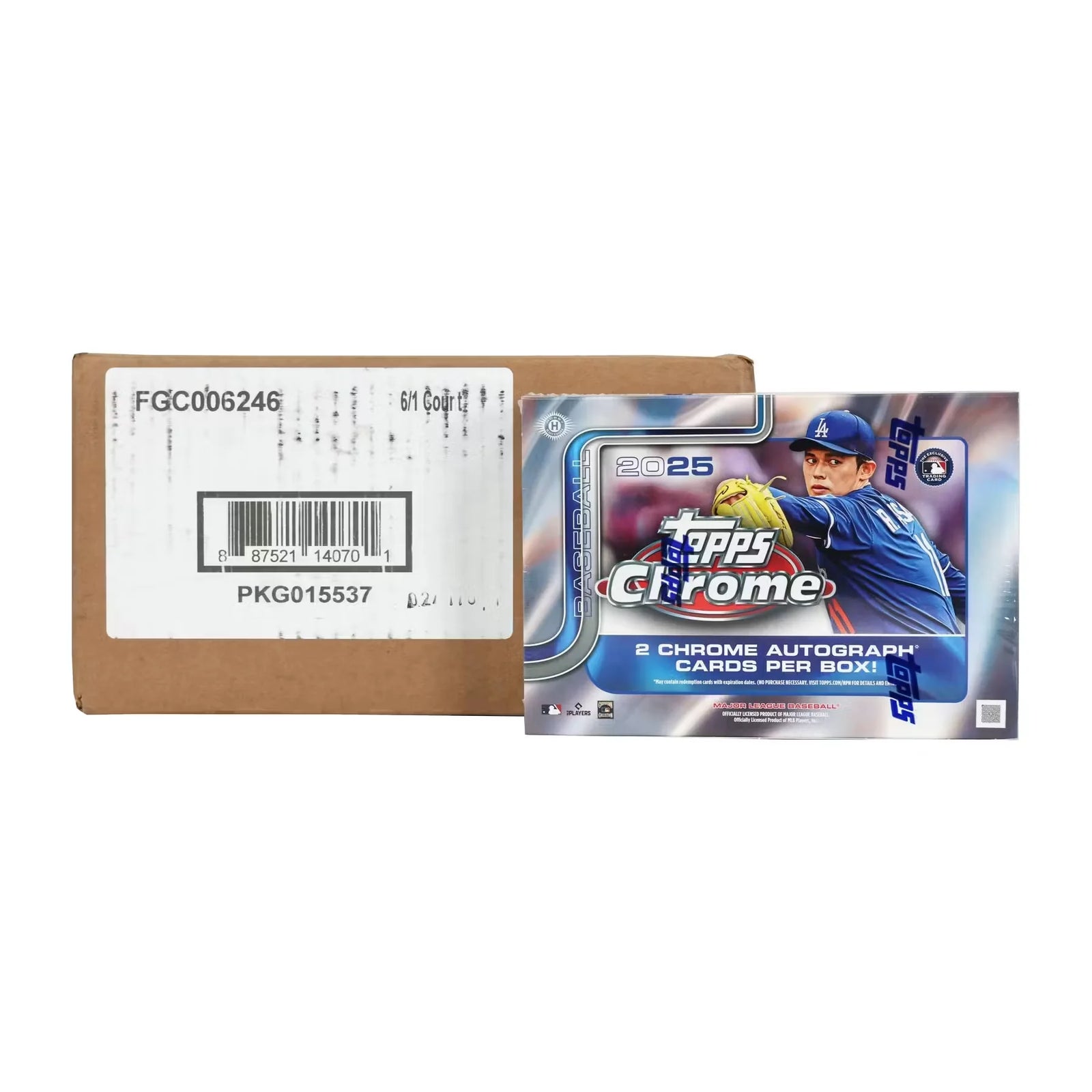 2025 Topps Chrome Baseball 6-Box Case | Breaker Delight (Ships Sealed Only)