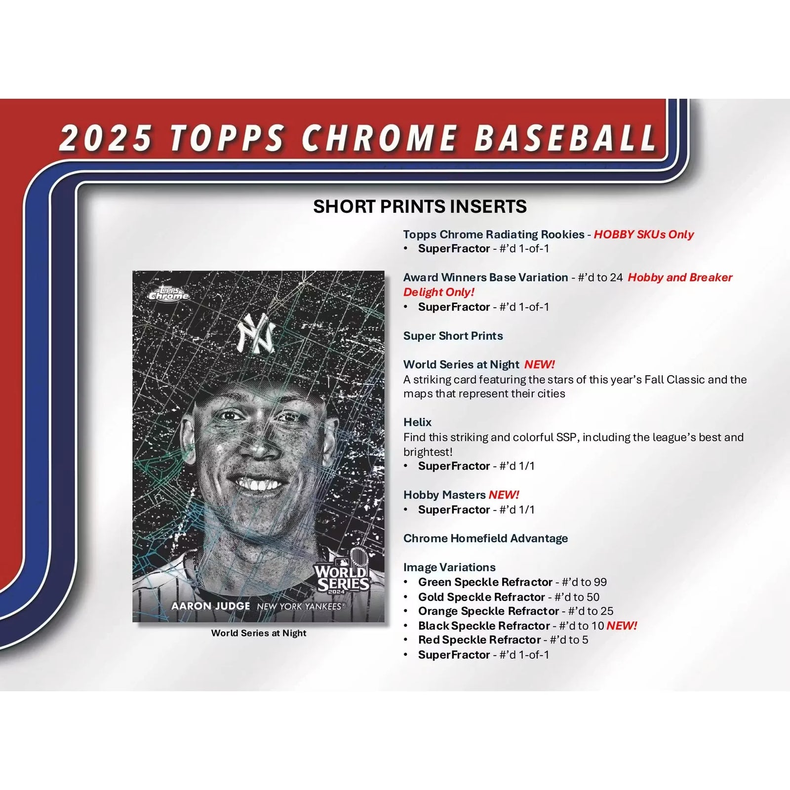 2025 Topps Chrome Baseball 6-Box Case | Breaker Delight (Ships Sealed Only)