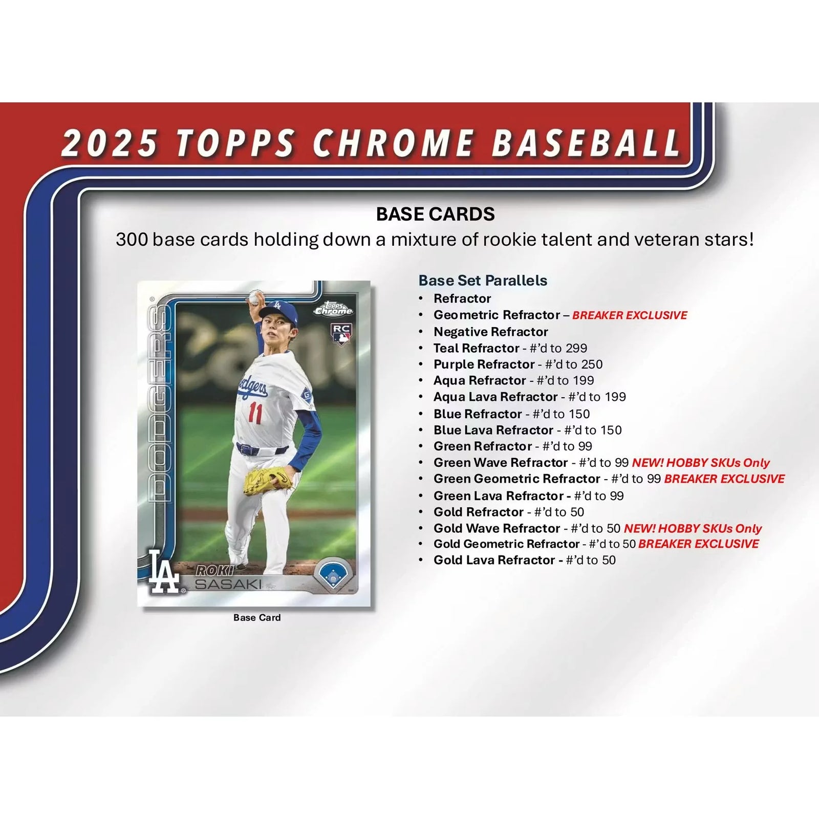 2025 Topps Chrome Baseball 6-Box Case | Breaker Delight (Ships Sealed Only)