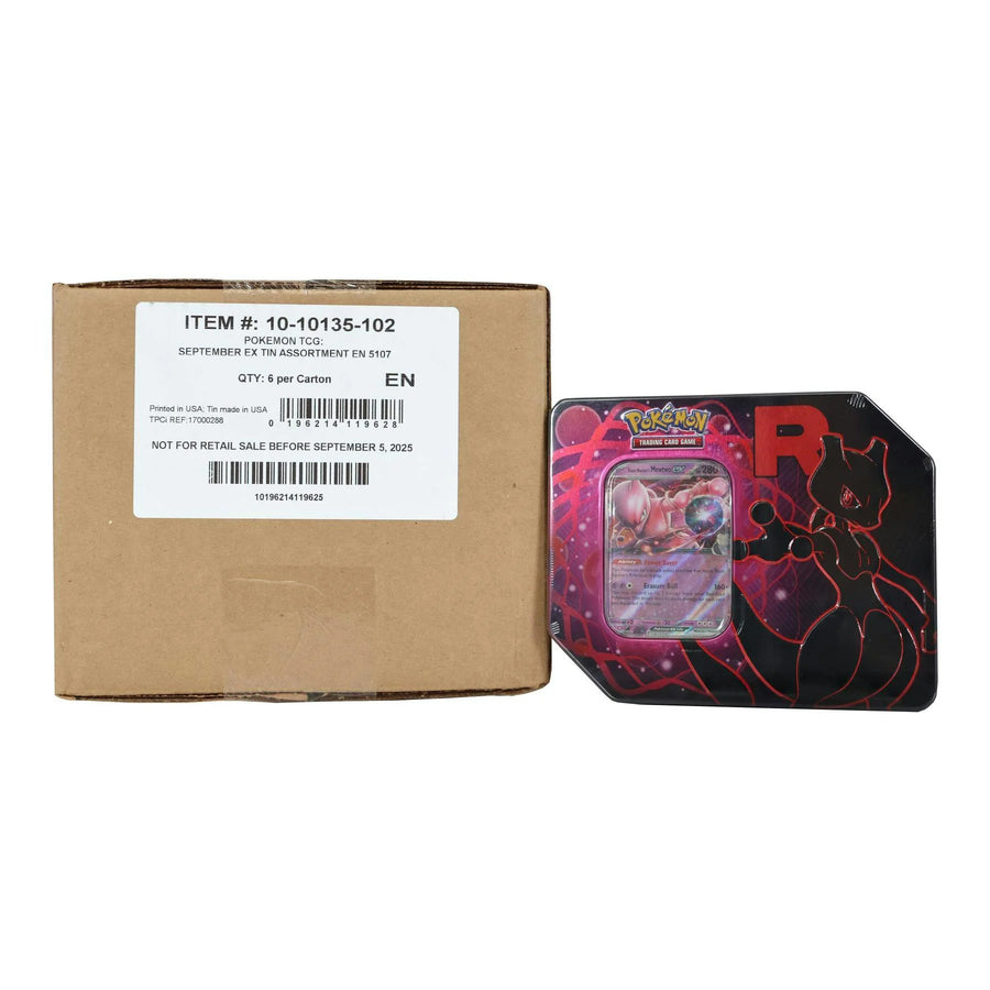DRAFT - Pokemon Team Rocket 6-Tin Case | Sealed