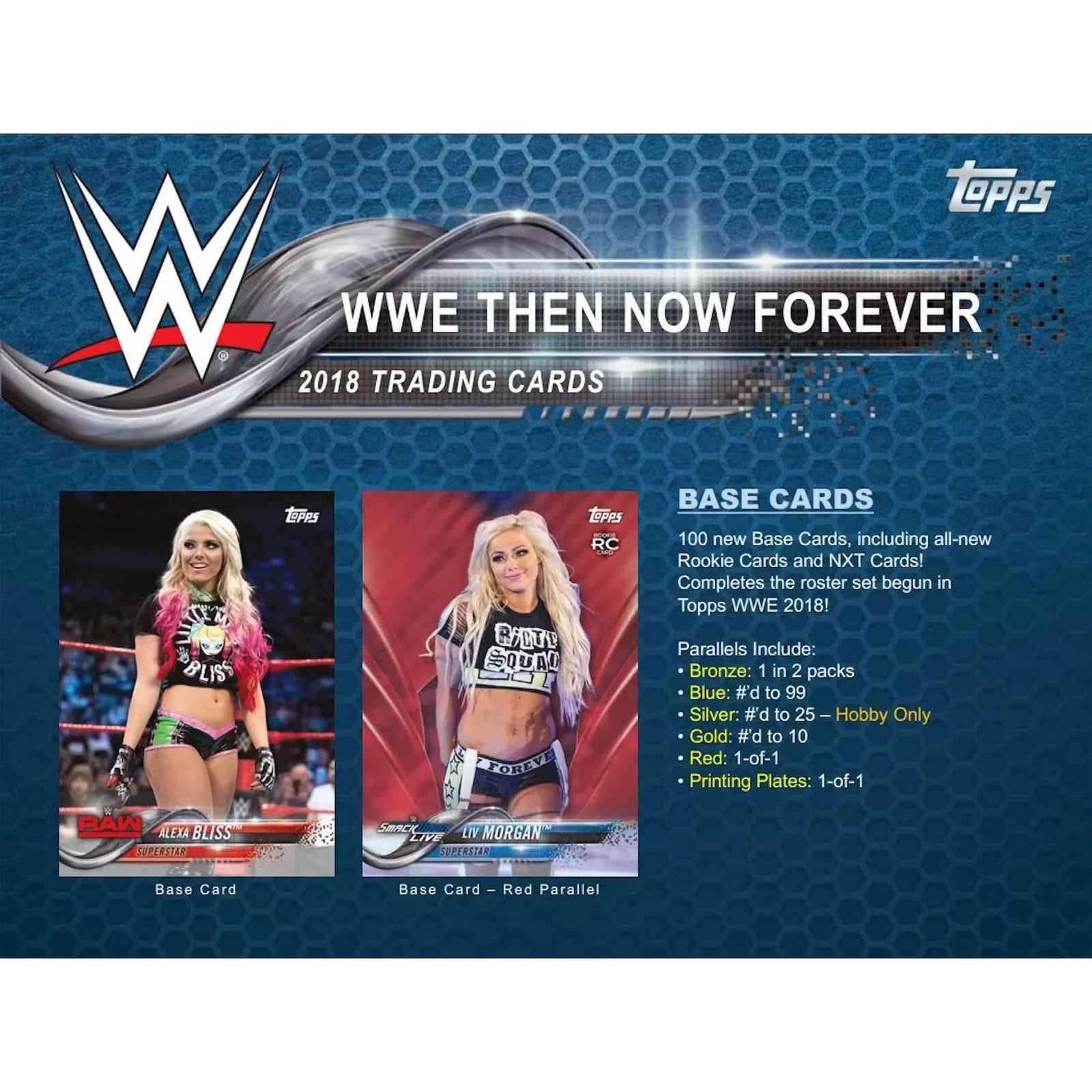 2018 Topps WWE Then, Now, Forever Wrestling Hobby Box (Ships Sealed Only)