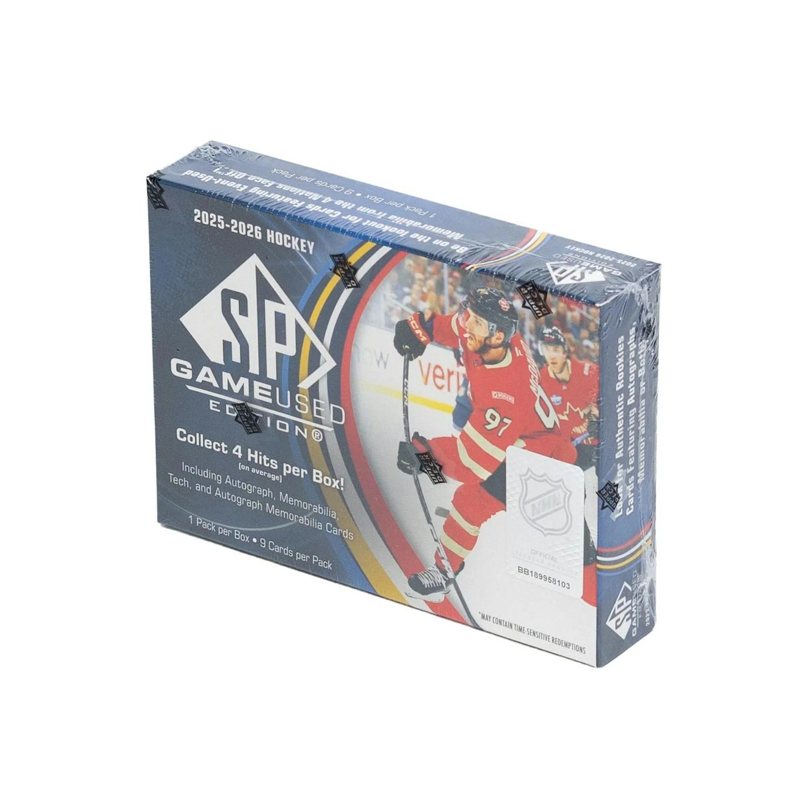 DRAFT - 2025/26 Upper Deck SP Game Used Hockey Hobby Box