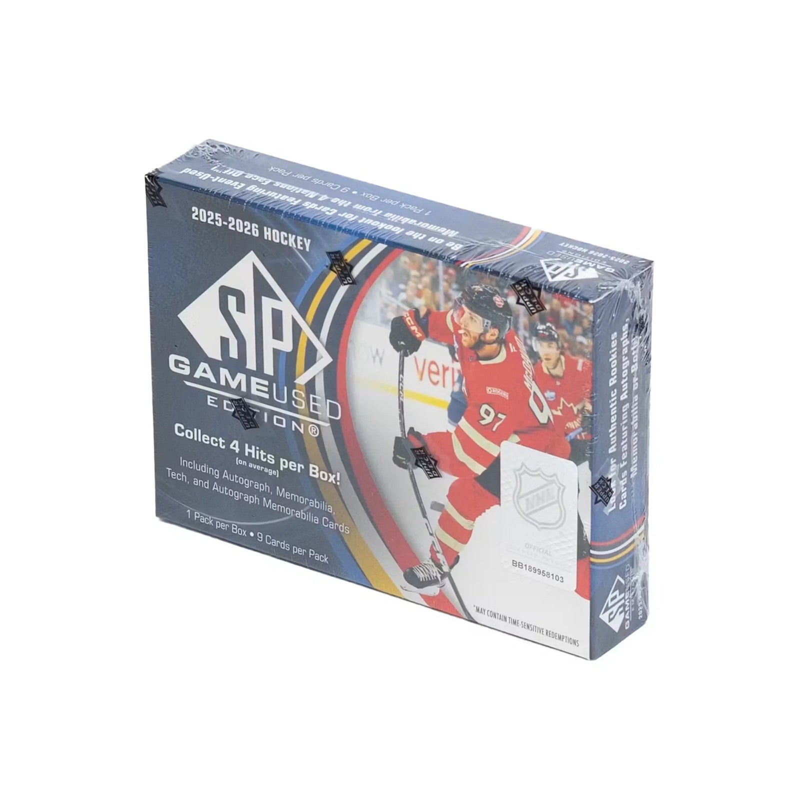 DRAFT - 2025/26 Upper Deck SP Game Used Hockey Hobby 20-Box Case
